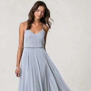 NWT Jenny Yoo Inesse dress in Whisper Blue.